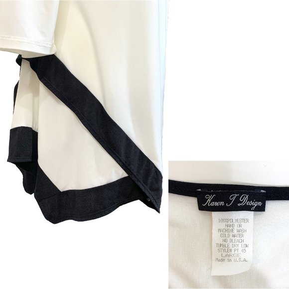 Karen T Design relaxed fit Tunic.Asymmetrical  cut - Picture 3 of 3